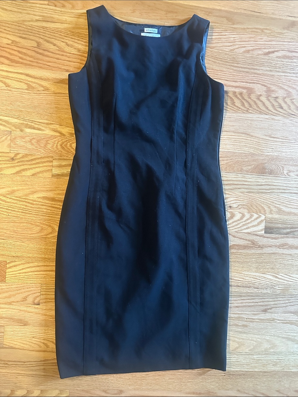 Calvin Klein Black Sleeveless Sheath Dress